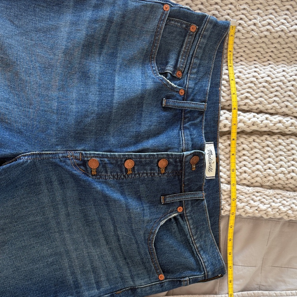 Madewell The Perfect Vintage Cropped Indigo Denim Jeans - Picture 6 of 6